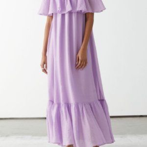 Maxi lilac/lavender & Other Stories dress